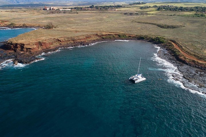 Catamarã a navegar ao longo da Costa Nāpali em Kauai, Havaí, com snorkeling e observação de vida selvagem, foto 15 | wizardtrip