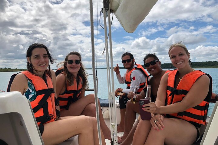 Tour en voilier sur le lagon des 7 Couleurs à Bacalar, Mexique, photo 21 | wizardtrip