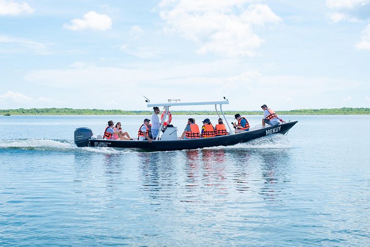 Boottocht over de Lagune van de Zeven Kleuren in Bacalar, Mexico, met bezoeken aan cenotes, foto 10 | wizardtrip