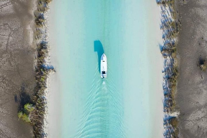 Boottocht over de Lagune van de Zeven Kleuren in Bacalar, Mexico, met bezoeken aan cenotes, foto 11 | wizardtrip