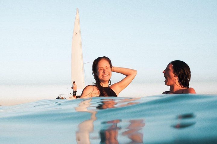 Privé zeilboottour op de Bacalar Lagune, Mexico, met zwemmen en optionele zeilinstructies, foto 16 | wizardtrip