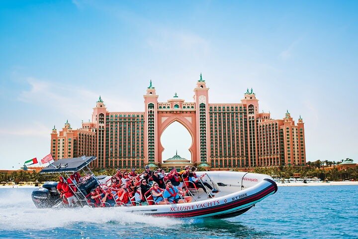 90-Minute Speedboat Tour : Marina, Atlantis, Palm & Burj Al Arab
