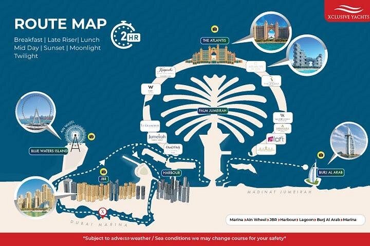 Luxe jachtcruise in Dubai Marina, langs iconische bezienswaardigheden zoals de Burj Al Arab, foto 27 | wizardtrip