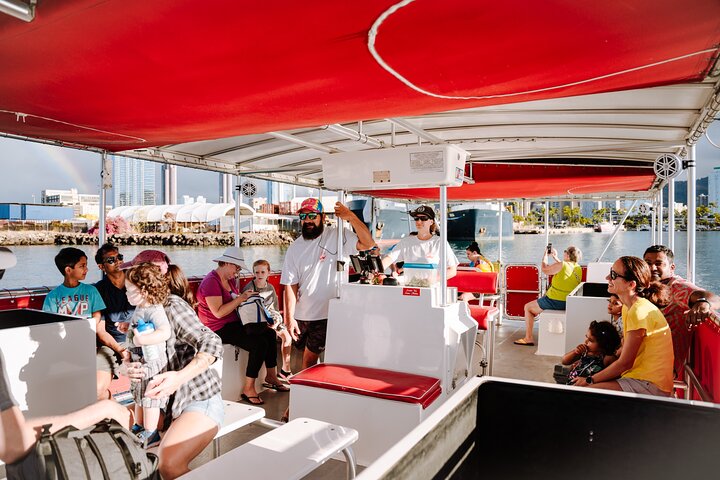Glasbodem boottocht in Waikiki, Oahu, met uitzicht op zeeleven en Diamond Head, foto 7 | wizardtrip