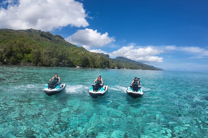Spännande 3-timmars jetskitur på Moorea, utforska bukter och simma med marint liv, foto 16 | wizardtrip