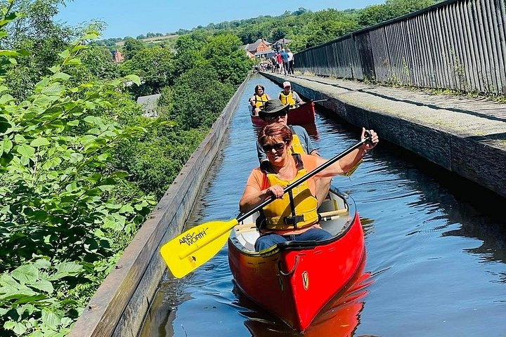 Kano tur eventyr på Pontcysyllte-akvædukten i Wales, UNESCO verdensarvssted, foto 7 | wizardtrip