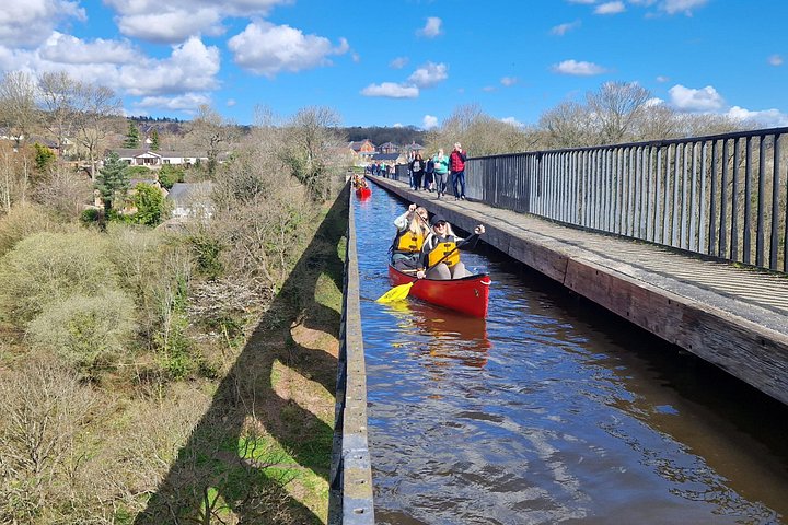 Kano tur eventyr på Pontcysyllte-akvædukten i Wales, UNESCO verdensarvssted, foto 8 | wizardtrip