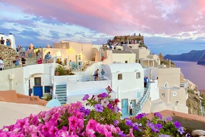 Santorini kryssningstur höjdpunkter inklusive Oia by, Firostefani, Megalochori och Perivolos strand, foto 7 | wizardtrip