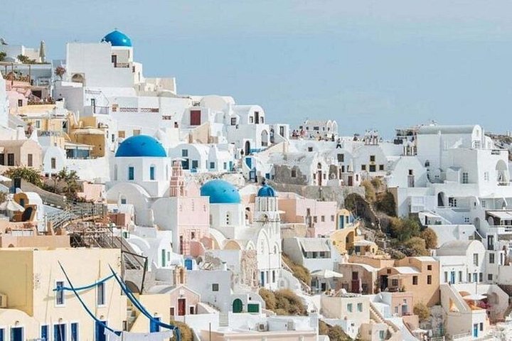 Santorini kryssningstur höjdpunkter inklusive Oia by, Firostefani, Megalochori och Perivolos strand, foto 12 | wizardtrip