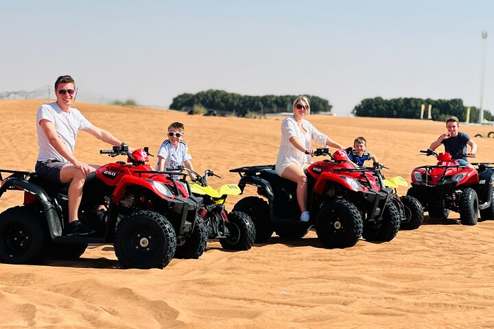 Morning desert safari adventure in Dubai with dune bashing, quad biking, sandboarding, and camel rides, photo 6 | wizardtrip
