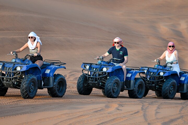 Morning desert safari adventure in Dubai with dune bashing, quad biking, sandboarding, and camel rides, photo 8 | wizardtrip