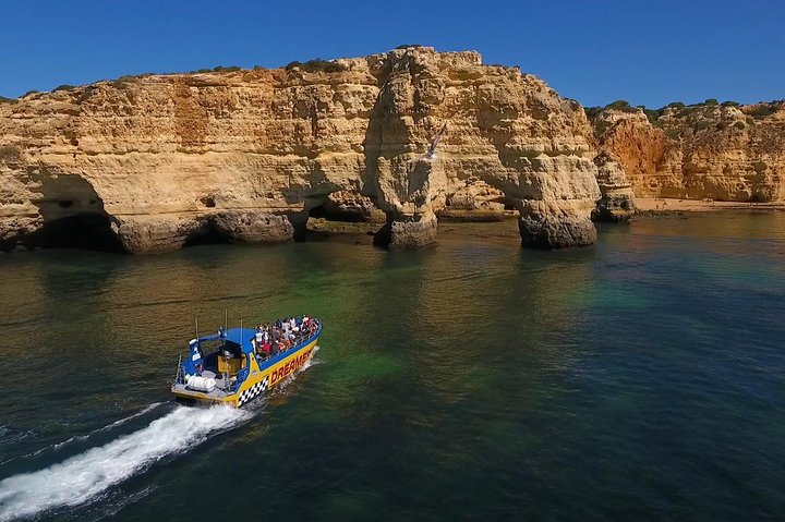 Profitez d'une excursion en bateau exaltante le long de la côte d'Albufeira, à la recherche de dauphins et à la découverte de grottes, photo 6 | wizardtrip