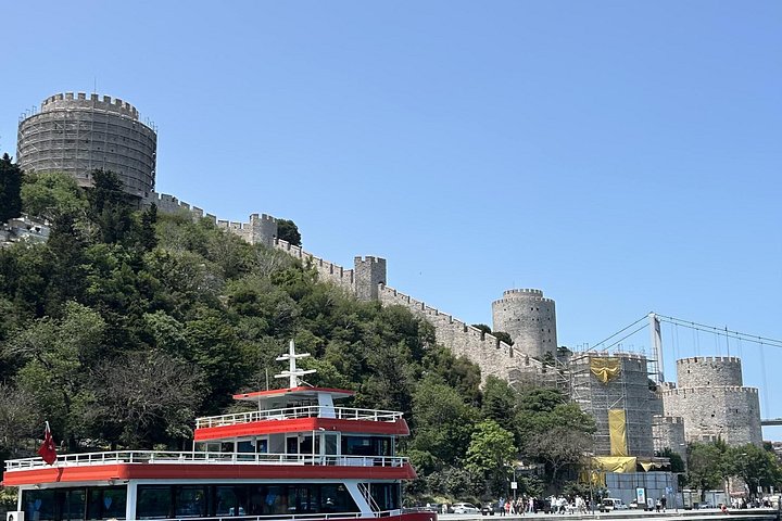 イスタンブールのボスポラス海峡クルーズ、水上から象徴的なランドマークと街のスカイラインを紹介、写真44 | wizardtrip