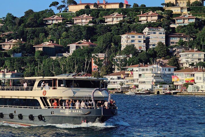 Naturskønt bådkrydstogt på Istanbuls Bosporus-stræde, der viser ikoniske vartegn, foto 17 | wizardtrip