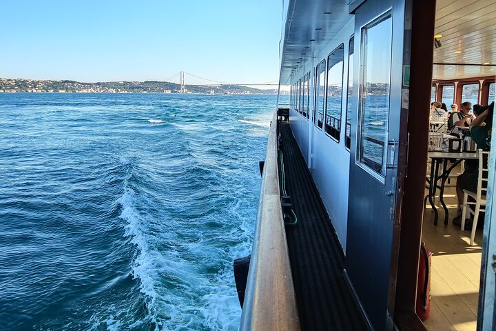 Naturskønt bådkrydstogt på Istanbuls Bosporus-stræde, der viser ikoniske vartegn, foto 18 | wizardtrip