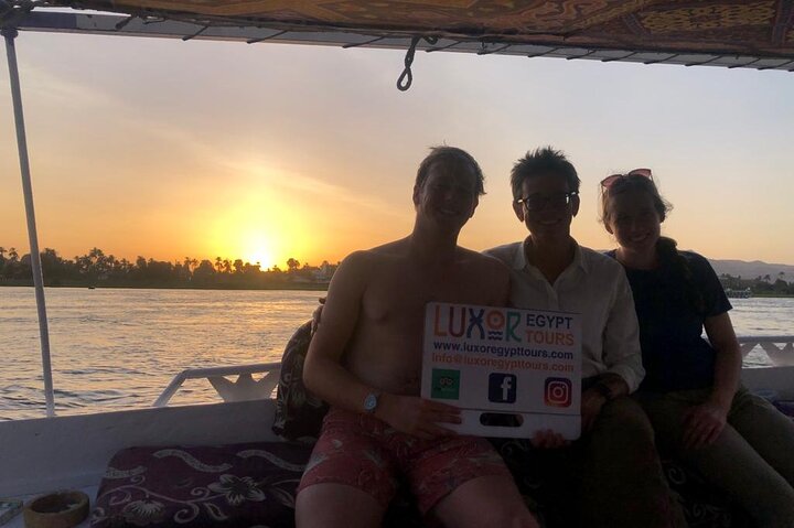 Enjoy a serene sunset sail on a traditional felucca boat along the Nile River in Luxor, Egypt, photo 20 | wizardtrip
