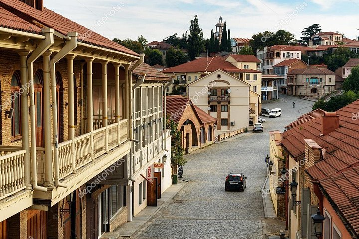 En naturskön vintur i Kakheti, Georgien, med vingårdar, traditionella vingårdar, Sighnaghi stad och Bodbe-klostret, foto 8 | wizardtrip