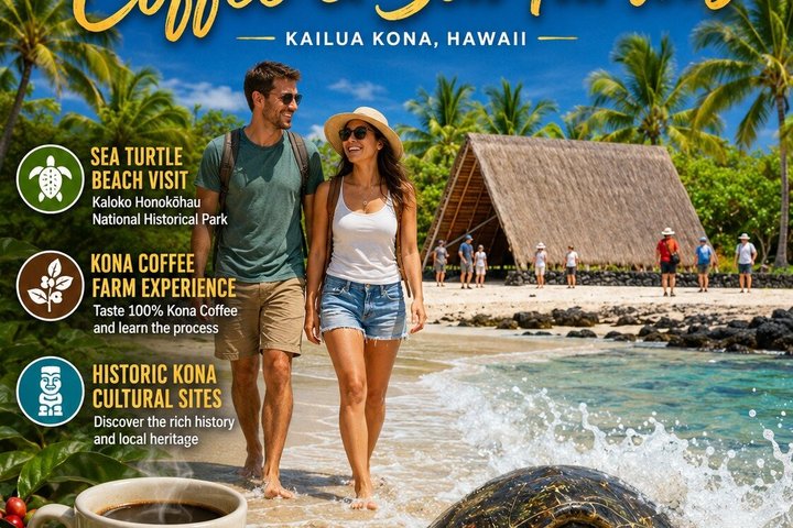 Kona Udflugt fra Skib: Havskildpadder, Historiske Kona & Kaffe | wizardtrip