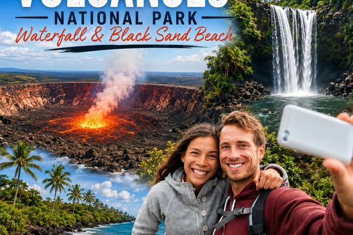 Hilo Shore Excursion: Volcanoes National Park & Black Sand Beach Tour | wizardtrip