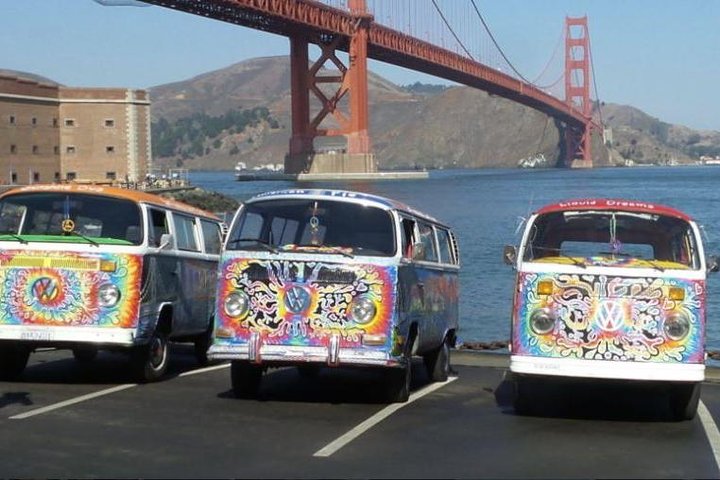 Tour San Francisco in a vintage VW Hippie bus, visiting landmarks like the Golden Gate Bridge, photo 6 | wizardtrip