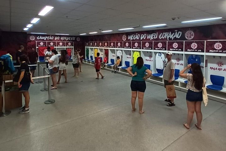 Guided tour of Arena das Dunas, a World Cup stadium in Natal, Brazil, including field and locker room access, photo 9 | wizardtrip