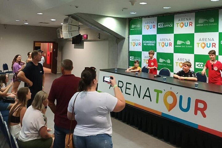Guided tour of Arena das Dunas, a World Cup stadium in Natal, Brazil, including field and locker room access, photo 14 | wizardtrip