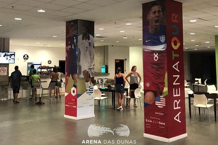 Guided tour of Arena das Dunas, a World Cup stadium in Natal, Brazil, including field and locker room access, photo 20 | wizardtrip