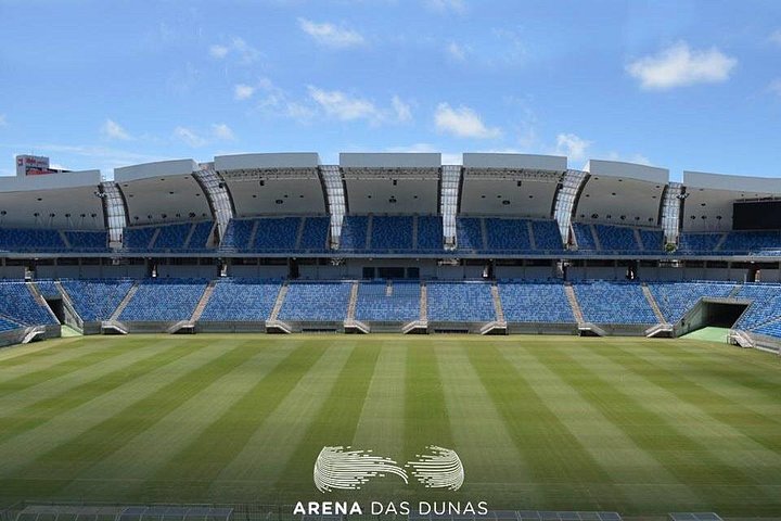 Guided tour of Arena das Dunas, a World Cup stadium in Natal, Brazil, including field and locker room access, photo 21 | wizardtrip