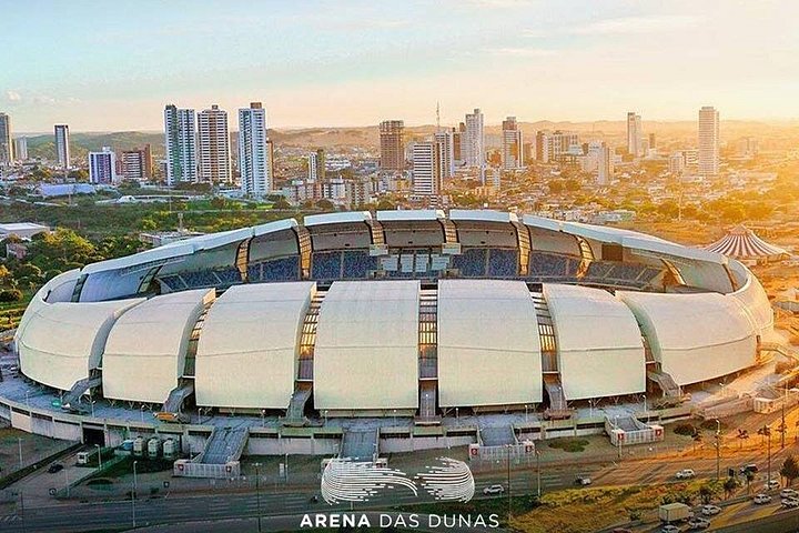 Guided tour of Arena das Dunas, a World Cup stadium in Natal, Brazil, including field and locker room access, photo 22 | wizardtrip