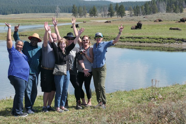 Yellowstone National Park bustur med Old Faithful, Grand Prismatic Spring, dyreliv og canyon-udsigt, foto 29 | wizardtrip