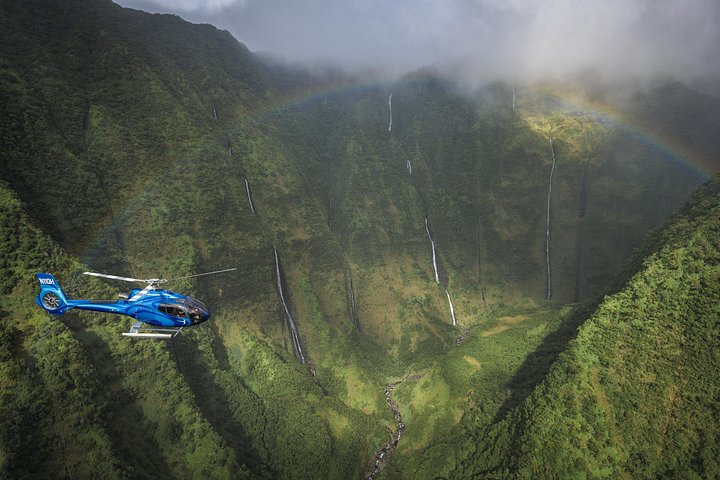 Helikoptertour over Kauai's prachtige natuurlijke landschappen, inclusief watervallen en canyons, foto 10 | wizardtrip