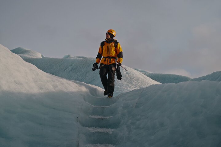 Caminhada guiada no glaciar numa língua do Vatnajökull, o maior glaciar da Europa, a partir de Skaftafell, Islândia, foto 14 | wizardtrip