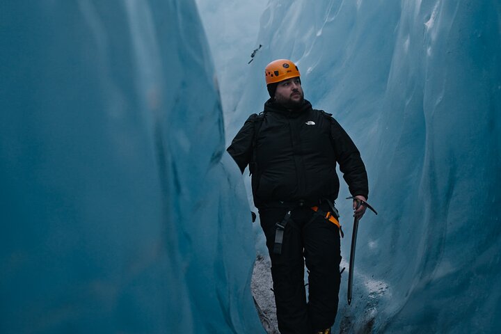Caminhada guiada no glaciar numa língua do Vatnajökull, o maior glaciar da Europa, a partir de Skaftafell, Islândia, foto 17 | wizardtrip