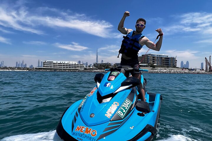 Oplev en spændende jetski-tur i Dubai, kør forbi ikoniske vartegn som Burj Al Arab og Atlantis, foto 13 | wizardtrip