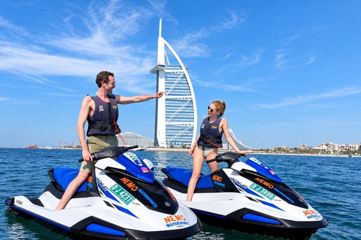 30-Minute Jet Ski Adventure to Burj Al Arab with Photos, Videos & Ice Cream | wizardtrip