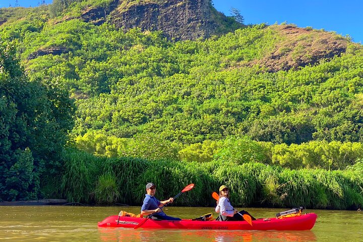 Guidet kajakk- og fottureventyr til Secret Falls på Kauai, som utforsker Wailua River-dalen, foto 7 | wizardtrip