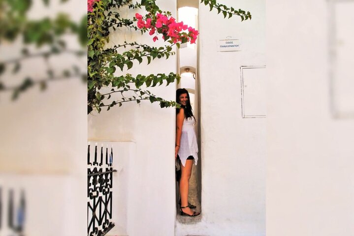 En guidet halvdagstur til Mykonos øy og by, som viser strender, landsbyer og ikoniske landemerker, foto 6 | wizardtrip