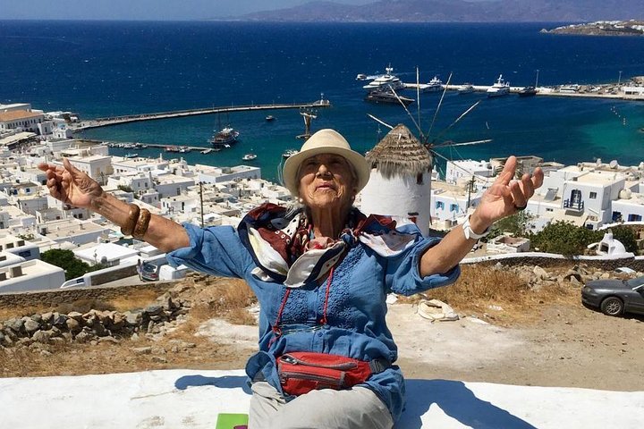 En guidet halvdagstur til Mykonos øy og by, som viser strender, landsbyer og ikoniske landemerker, foto 7 | wizardtrip