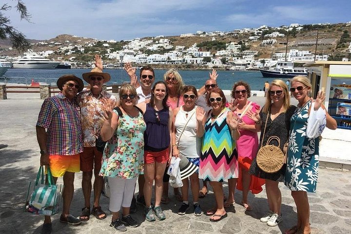 En guidet halvdagstur til Mykonos øy og by, som viser strender, landsbyer og ikoniske landemerker, foto 17 | wizardtrip