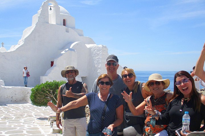En guidet halvdagstur til Mykonos øy og by, som viser strender, landsbyer og ikoniske landemerker, foto 20 | wizardtrip