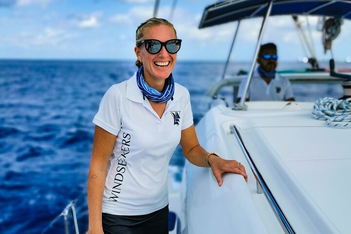 Privé catamaran zeiltocht in Cozumel met snorkelen en paddleboarden, foto 10 | wizardtrip