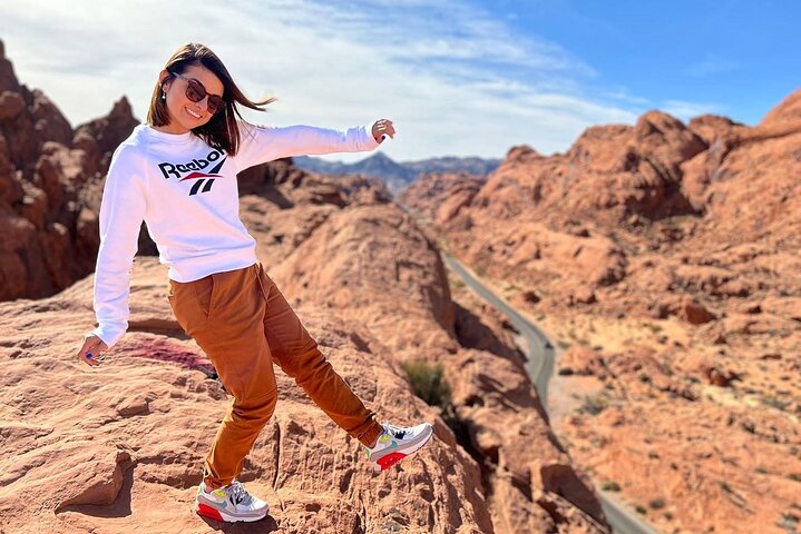 Tour di un giorno nella Valle del Fuoco e nel Red Rock Canyon da Las Vegas, che mostra uniche formazioni di arenaria e paesaggi desertici, foto 11 | wizardtrip