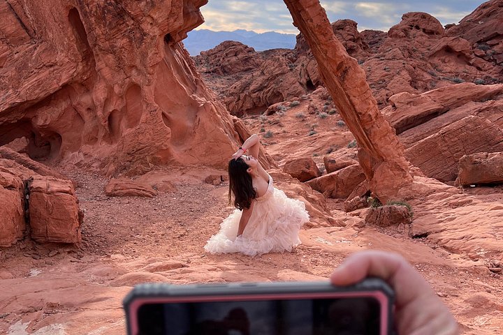 Tour di un giorno nella Valle del Fuoco e nel Red Rock Canyon da Las Vegas, che mostra uniche formazioni di arenaria e paesaggi desertici, foto 30 | wizardtrip