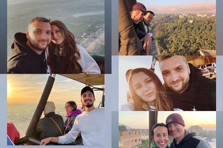 Ballonflyvning over Luxors gamle templer og Kongernes Dal ved solopgang, foto 6 | wizardtrip
