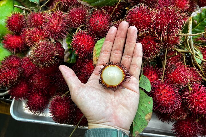 Tour gastronómico a pie en Honolulu, Oahu, que muestra diversos alimentos locales y sitios culturales, foto 8 | wizardtrip