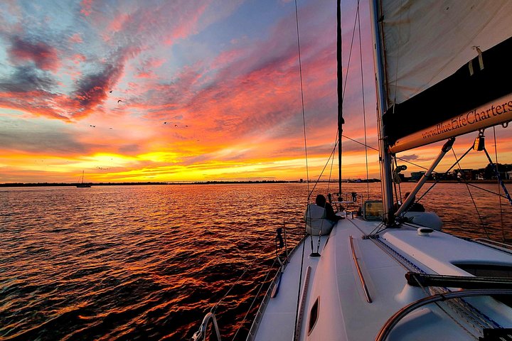 Private Yachtcharter im Hafen von Charleston mit malerischem Blick auf historische Stätten und die Stadtkulisse, Foto 13 | wizardtrip