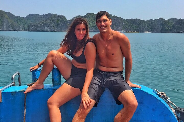 Heldags båttur som utforskar Lan Ha och Ha Long Bay från Cat Ba, med kajakpaddling och bad, foto 16 | wizardtrip