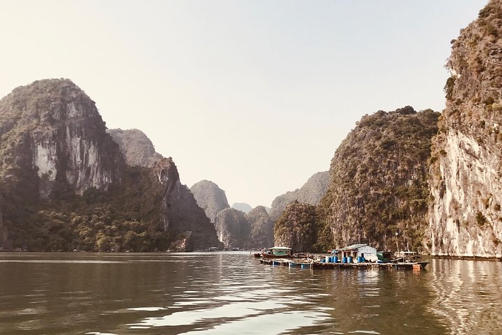Heldags båttur som utforskar Lan Ha och Ha Long Bay från Cat Ba, med kajakpaddling och bad, foto 18 | wizardtrip