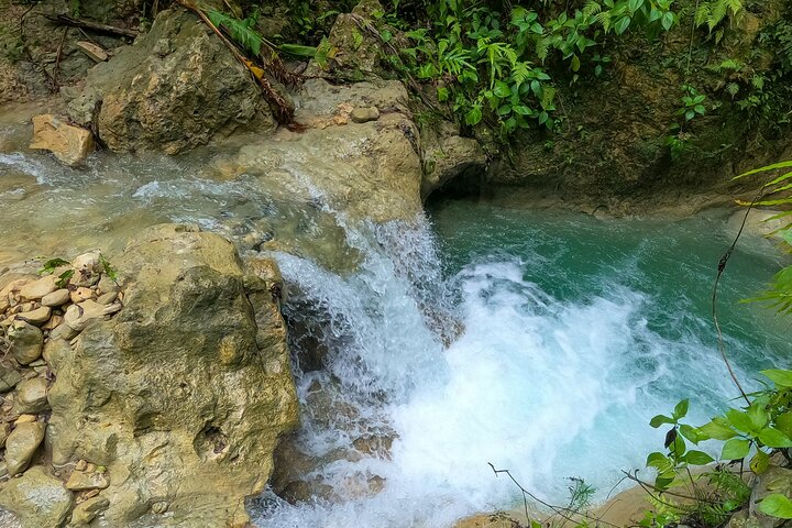 Passeio de aventura às 27 Cascatas de Damajagua em Puerto Plata, República Dominicana, com escorregas e piscinas naturais, foto 32 | wizardtrip