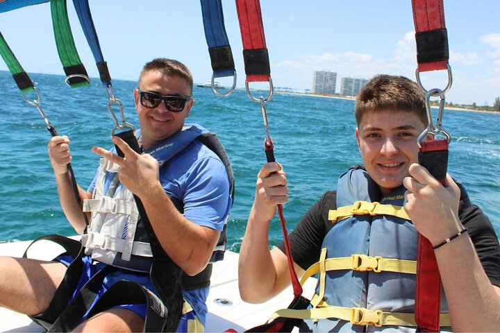 Aventure en parachute ascensionnel au-dessus de l'océan à Fort Lauderdale, Floride, offrant des vues côtières magnifiques, photo 29 | wizardtrip